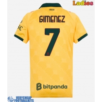 AC Milan Santiago Gimenez #7 Replica Third Shirt Ladies 2025-26 Short Sleeve